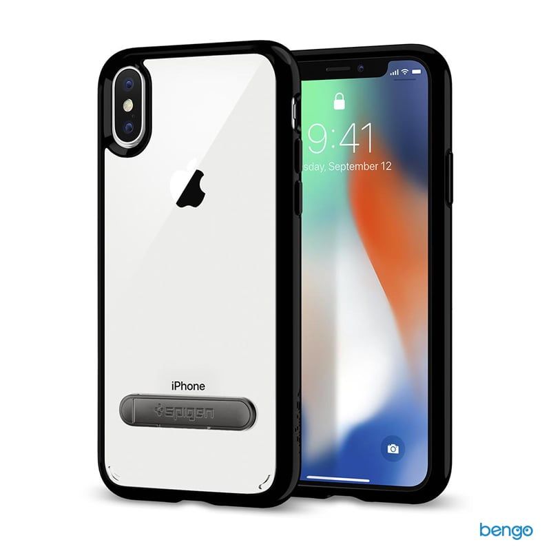  Ốp lưng iPhone X SPIGEN Ultra Hybrid S - Jet Black 