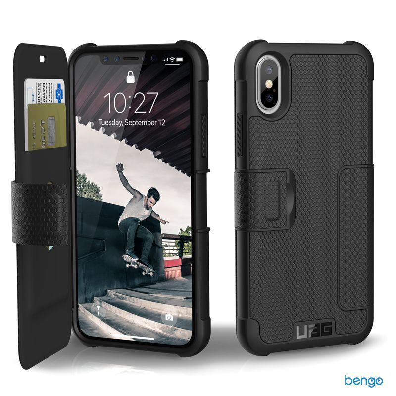  Bao Da IPhone Xs/X UAG METROPOLIS Series - Black 