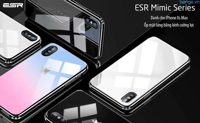  Ốp Lưng iPhone Xs Max ESR Mimic Tempered Glass 