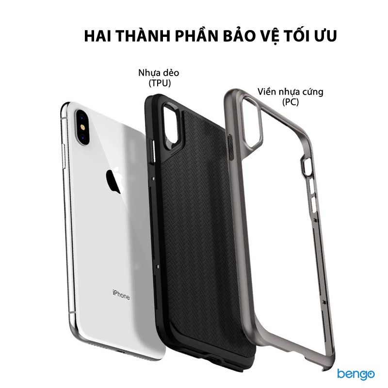  Ốp lưng iPhone Xs Max SPIGEN Neo Hybrid 