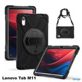  Ốp lưng Lenovo Tab M11 chống Sốc Có Chân Dựng, Dây Đeo Vai Và Tay ZAKI JGX - Đen 