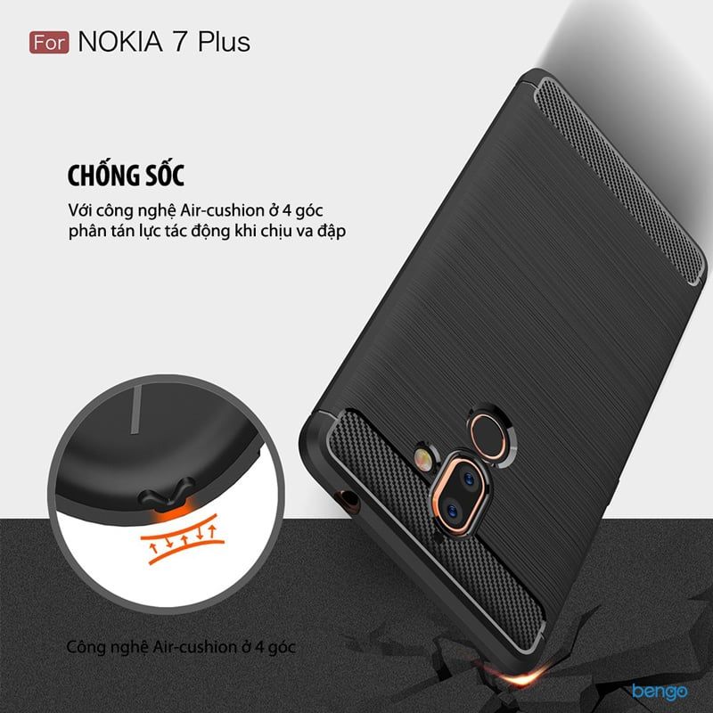  Ốp lưng Nokia 7 Plus Rugged Armor 