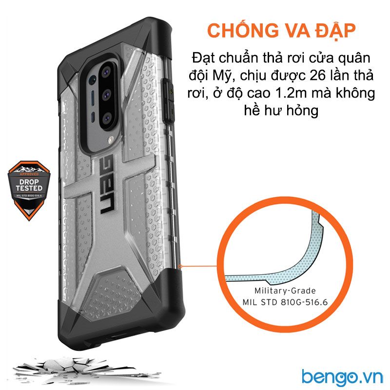  Ốp lưng OnePlus 8 Pro UAG Plasma - Ice 