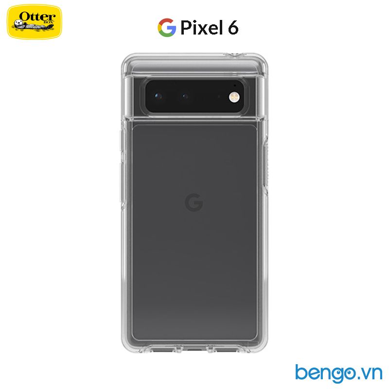  Ốp Lưng Google Pixel 6 OtterBox Symmetry Series Kháng Khuẩn - Trong Suốt 