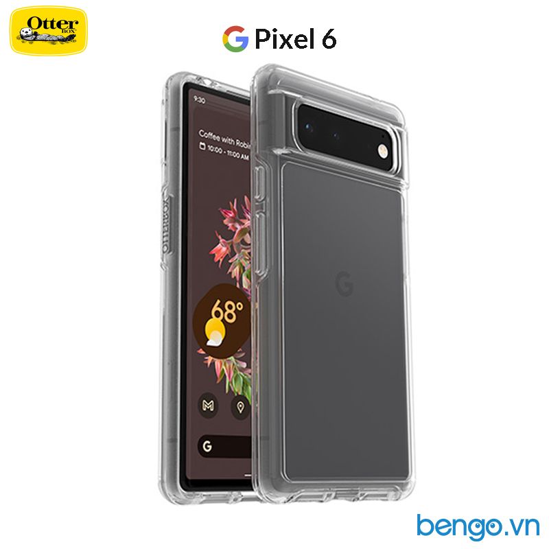  Ốp Lưng Google Pixel 6 OtterBox Symmetry Series Kháng Khuẩn - Trong Suốt 