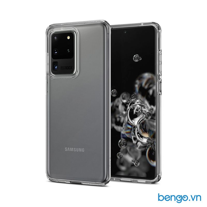  Ốp lưng Samsung Galaxy S20 Ultra Spigen Liquid Crystal - Crystal Clear 