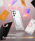  Ốp Lưng Ringke Fusion Card Samsung Galaxy S22 Ultra - Trong Suốt 