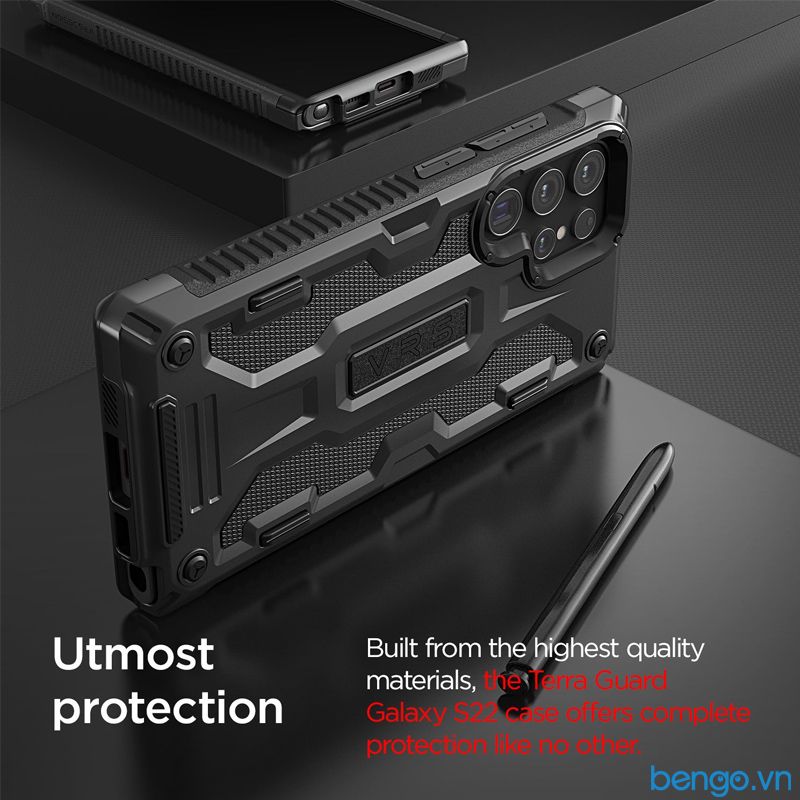  Ốp Lưng Samsung Galaxy S22 Ultra VRS Design Terra Guard 