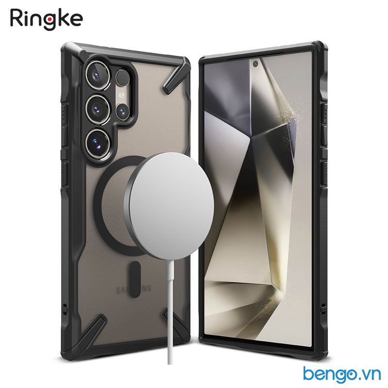  Ốp lưng Samsung Galaxy S24 Ultra RINGKE Fusion X Magnetic 