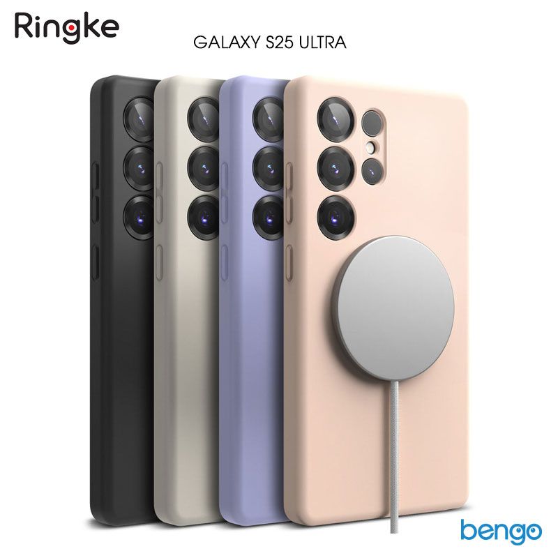  Ốp lưng Samsung Galaxy S25 Ultra RINGKE Silicone Magnetic 