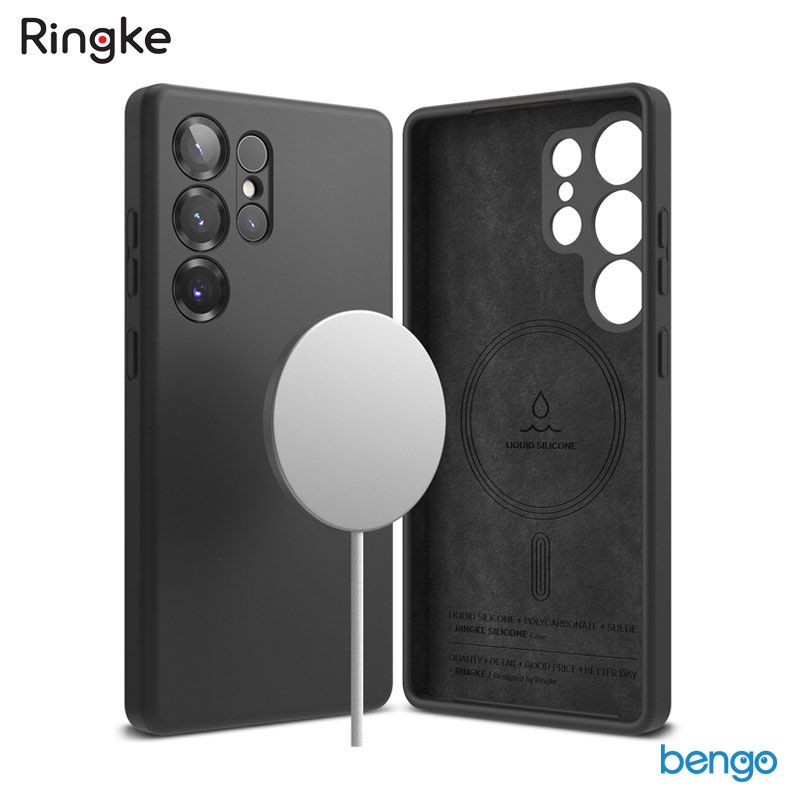  Ốp lưng Samsung Galaxy S25 Ultra RINGKE Silicone Magnetic 