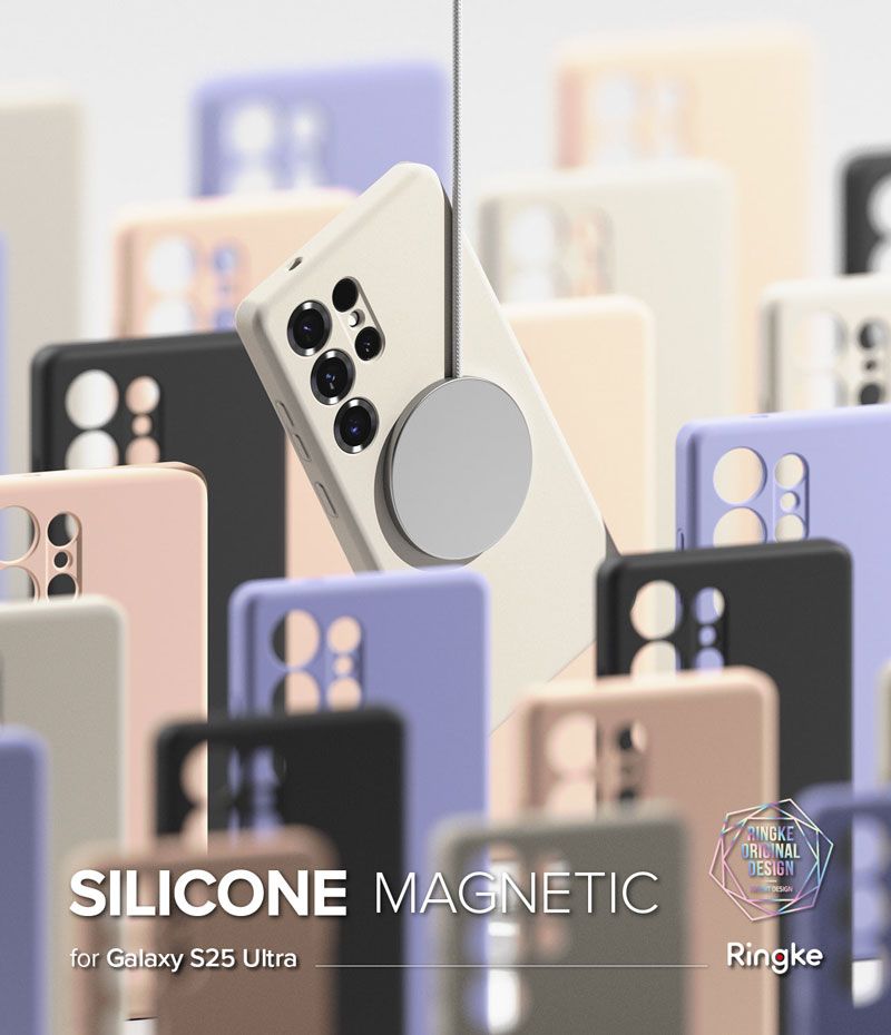  Ốp lưng Samsung Galaxy S25 Ultra RINGKE Silicone Magnetic 