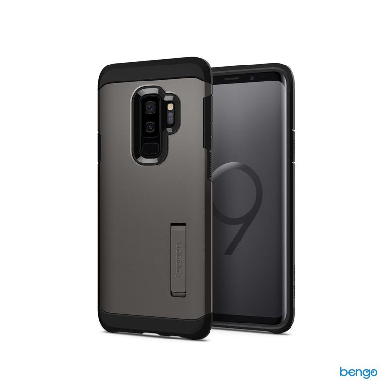  Ốp lưng Samsung Galaxy S9 Plus SPIGEN Tough Armor - Gunmetal 