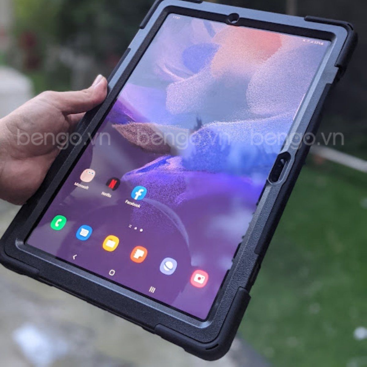  Ốp Lưng Samsung Galaxy Tab S7 FE Có Chân Dựng, Dây Đeo Vai Và Tay Chống Sốc 