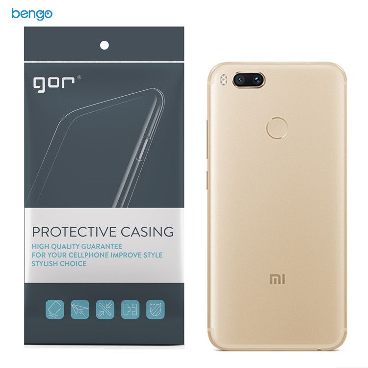  Ốp lưng Xiaomi Mi A1 TPU dẻo siêu trong suốt GOR 