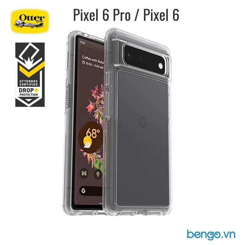  Ốp Lưng Google Pixel 6 Pro OtterBox Symmetry Series Clear Antimicrobial 