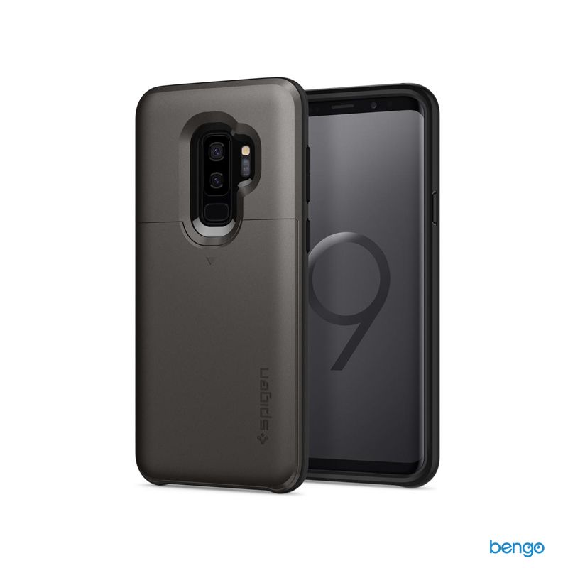  Ốp lưng Samsung Galaxy S9 Plus Spigen Slim Armor CS - Gunmetal 