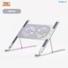 GIÁ ĐỠ LAPTOP/MACBOOK/IPAD 11-16 INCH KIÊM ĐẾ TẢN NHIỆT 2 QUẠT LED 7CM ZAKI - P11-F