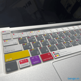  Phủ Phím JCPAL VerSkin MacOS Shortcut Cho MacBook Pro 13" (M1 2020/M2 2022)/Air 13" M1 (2020) 