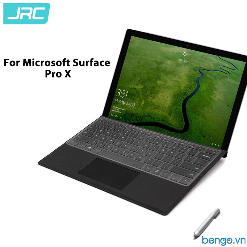  Phủ Phím Silicone Microsoft Surface Pro 8/Pro X JRC - Trong Suốt 