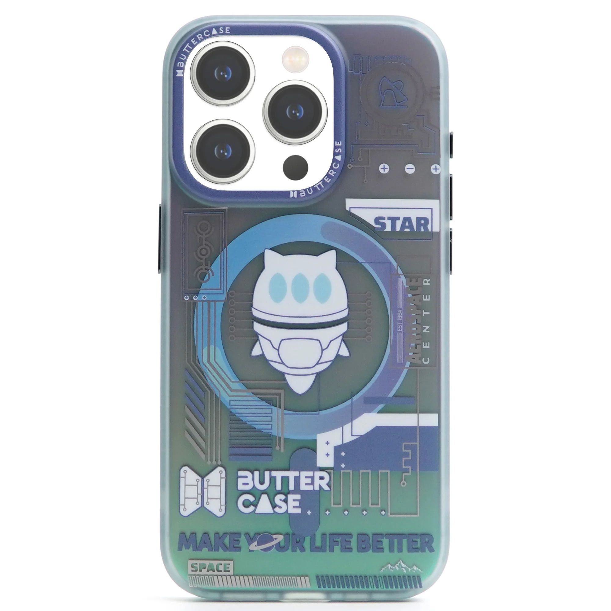 BUTTERCASE Mars-Mission Series Protective iPhone 15 Pro Max/15 Pro Case | Enigmatic Indigo 