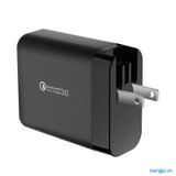  Sạc JCPAL 3 cổng Travel Multiport với Quick Charge 3.0 