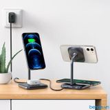  Sạc Không Dây Kiêm Giá Đỡ Để Bàn 2 In 1 ACEFAST - E1 