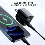  Sạc Nhanh Aukey 30W PD - PA-Y30s (Đen) 