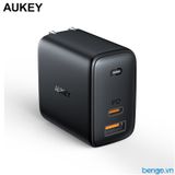  Sạc Nhanh Aukey 2 Cổng USB-A + USB-C PD 65W - PA-B3 