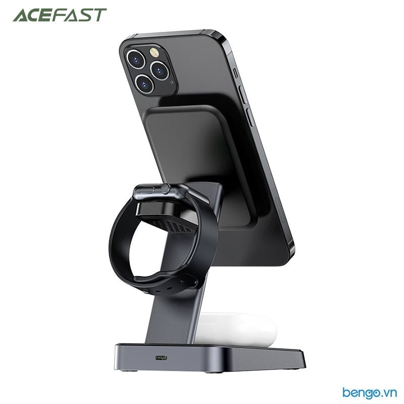 Sạc Nhanh Không Dây Kiêm Giá Đỡ 3 In 1 ACEFAST E3 