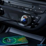  Sạc Xe Hơi ACEFAST 63W 2 Cổng USB-A + USB-C Có Đèn Hiển Thị - B6 