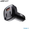  Sạc Xe Hơi ACEFAST 66W 3 Cổng 2xUSB-C + USB-A - B3 