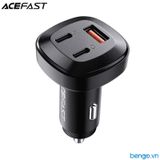  Sạc Xe Hơi ACEFAST 66W 3 Cổng 2xUSB-C + USB-A - B3 