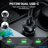  Sạc Xe Hơi ACEFAST 72W 2 Cổng USB-C - B2 