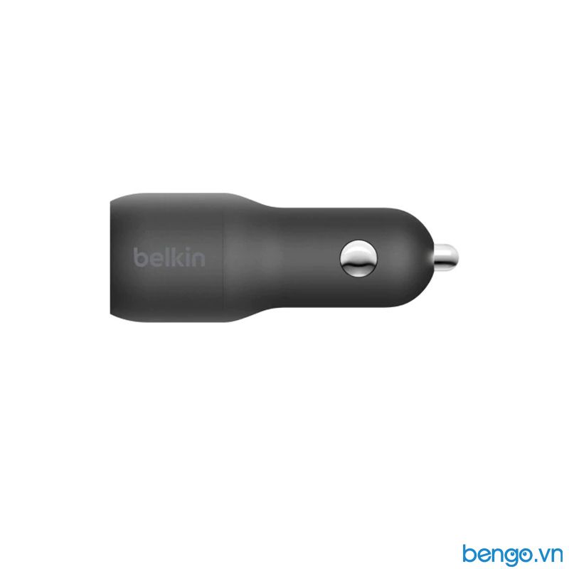  Sạc Xe Hơi Belkin 30W 2 Cổng USB-C PD + USB-A - F7U100btBLK 