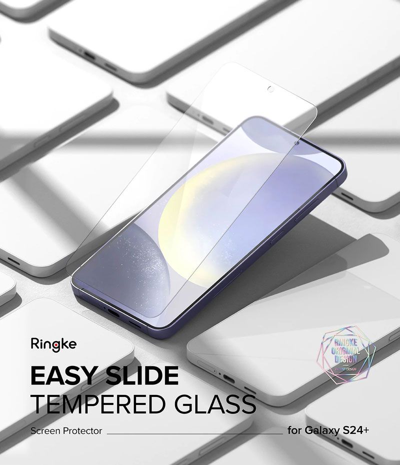  [Combo 2] Dán cường lực Samsung Galaxy S24 Plus/S24 RINGKE Easy Slide Tempered Glass 