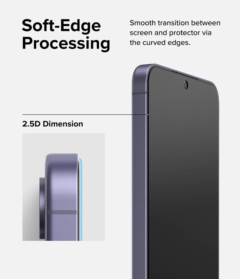  [Combo 2] Dán cường lực Samsung Galaxy S24 Ultra/S24 Plus/S24 RINGKE Easy Slide Tempered Glass 