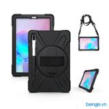  Ốp Lưng Samsung Galaxy Tab S10 FE/S9/S9 FE/S9 Plus/S9 Plus FE/S9 Ultra/Tab S8 Plus/S8 Ultra/S7 Plus Có Chân Dựng, Dây Đeo Vai Và Tay Chống Sốc 