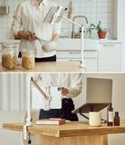  Giá đỡ điện thoại, máy tính bảng RINGKE Clamp Stand Holder 