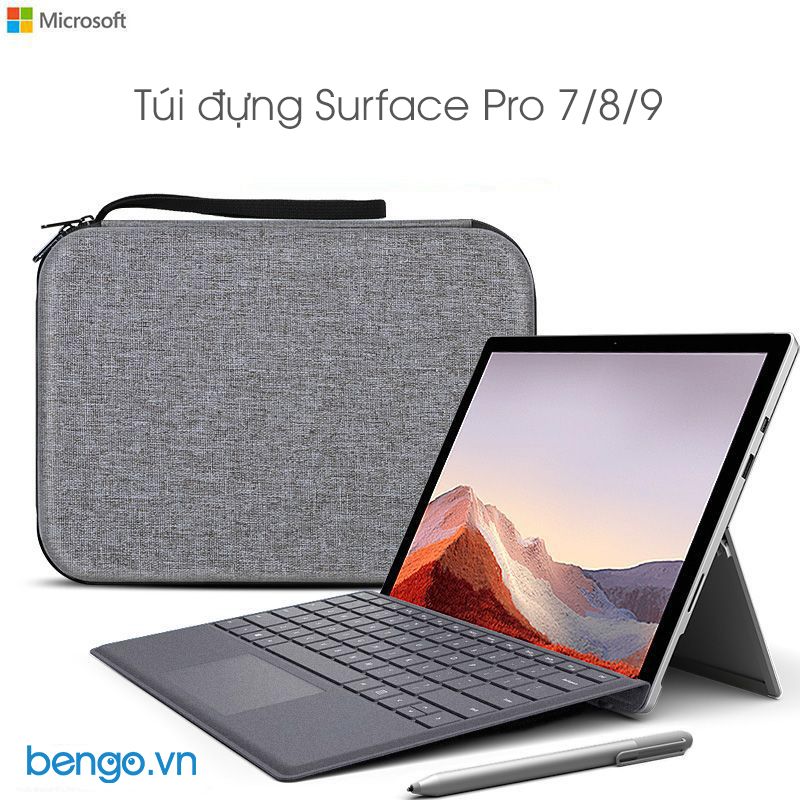  Túi chống sốc Microsoft Surface Pro 7/Pro 8/Pro 9/Surface Go 1/2/3 Parallel Hardshell 