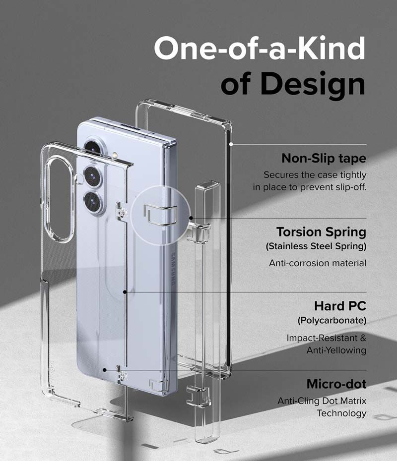  Ốp lưng Samsung Galaxy Z Fold 5 RINGKE Slim Hinge 