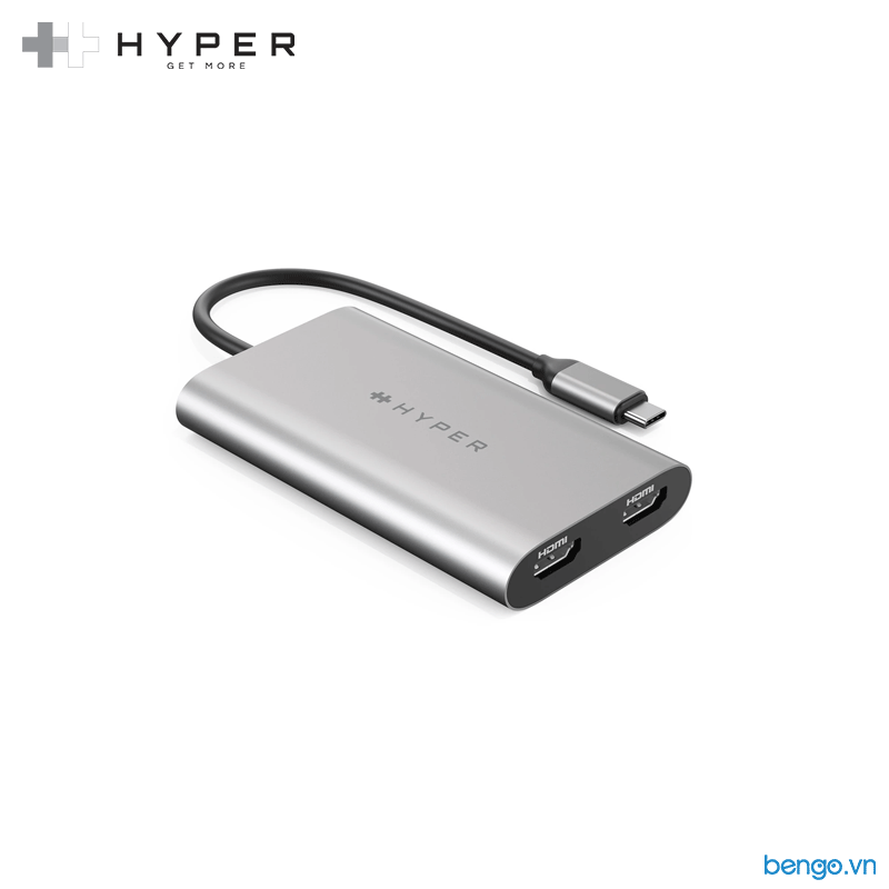  Hub Hyperdrive Dual 4K HDMI Adapter For M1 MacBook 