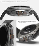  Vỏ ốp kèm dán cường lực Galaxy Watch Ultra RINGKE Slim & Glass 