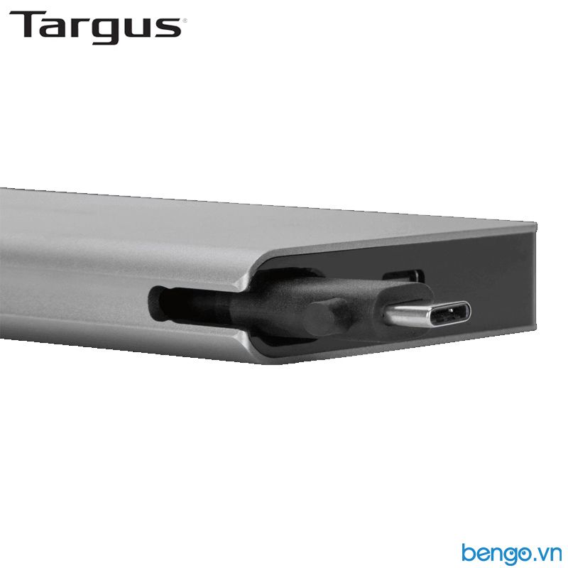  Cổng Chuyển TARGUS 8 In 1 USB-C Docking Station Với Cáp USB-C Có Thể Tháo Rời - DOCK414 