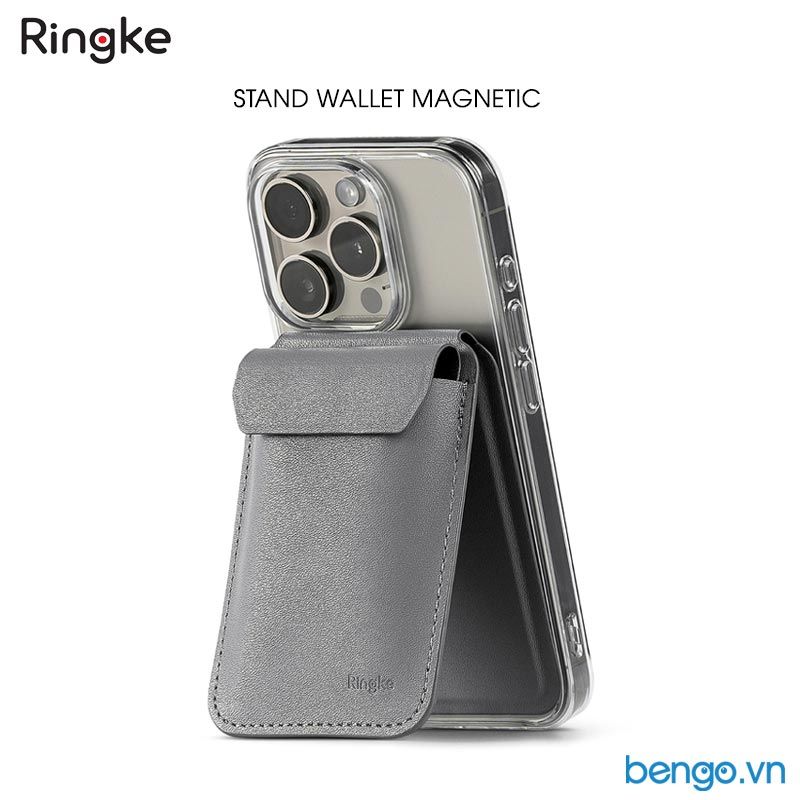  Ví kiêm giá đỡ RINGKE Stand Wallet / Pocket Magnetic 