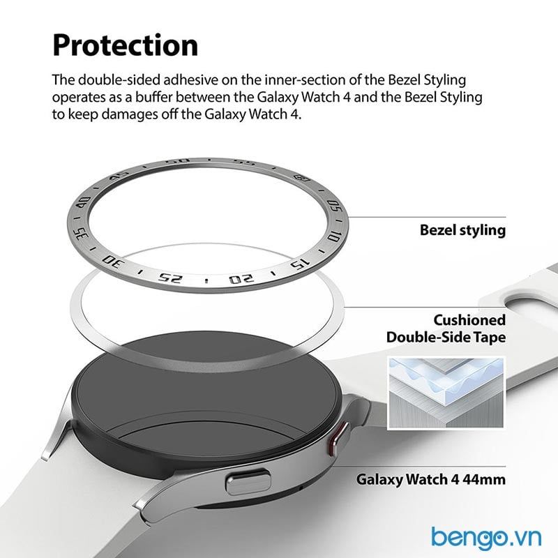  Viền Ringke Bezel Styling Cho Samsung Galaxy Watch 4 44mm 