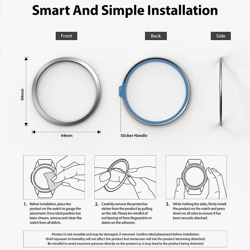  Viền Ringke Bezel Styling Cho Samsung Galaxy Watch 4 44mm 