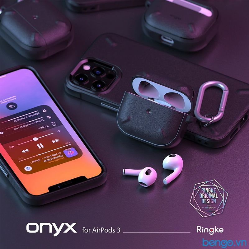  Vỏ Ốp Airpods 3 RINGKE Onyx Case 