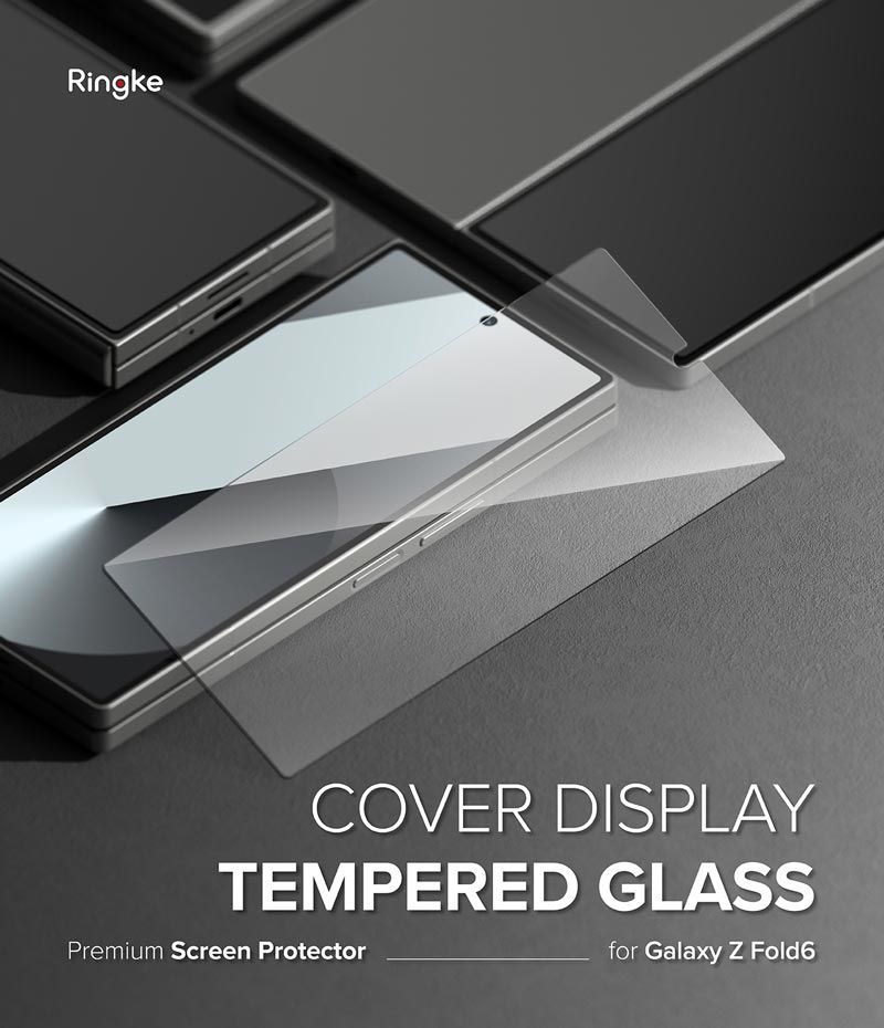  [Combo 2] Dán cường lực Samsung Galaxy Z Fold 6 RINGKE Cover Display Tempered Glass (Màn hình ngoài) 