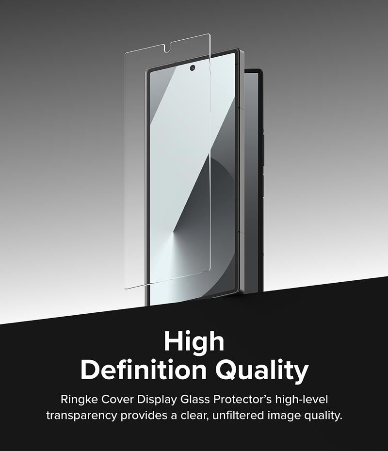 [Combo 2] Dán cường lực Samsung Galaxy Z Fold 6 RINGKE Cover Display Tempered Glass (Màn hình ngoài) 